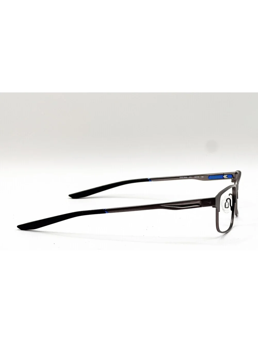Nike 8046 071 Polished Gunmetal Rectangle Authentic Eyeglass Frames 54-16-140